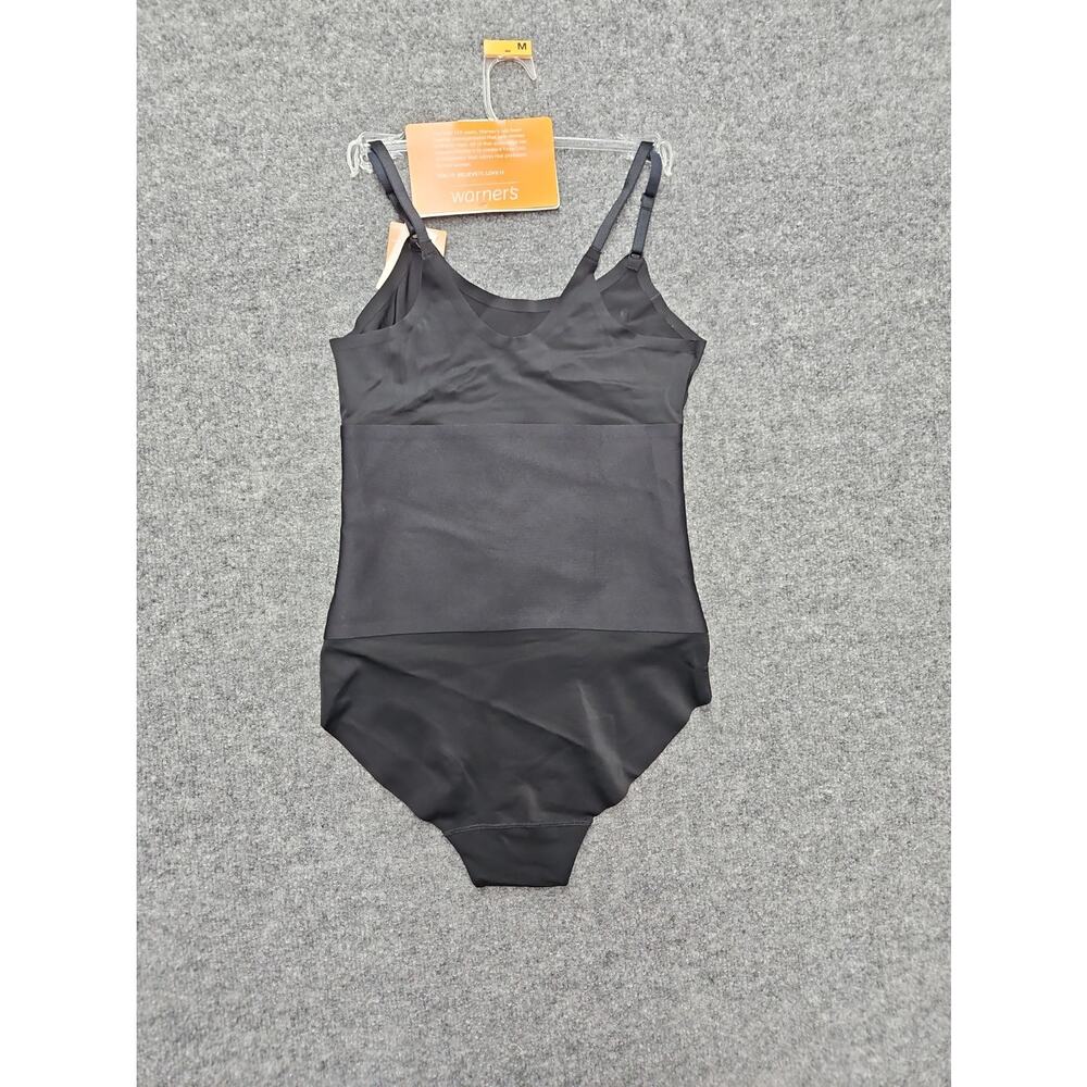 Warners Woman's Sleek Underneath Waist Cincher Bodysuit SIZE Medium Color Black - Picture 9 of 16